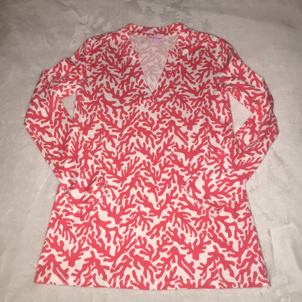 🌴Lilly Pulitzer coral tunic 🌴